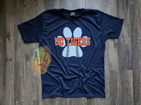 Youth - UC Tigers baseball Paw