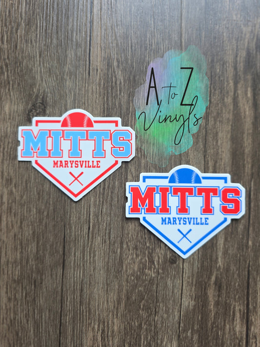 Mitts marysville Sticker