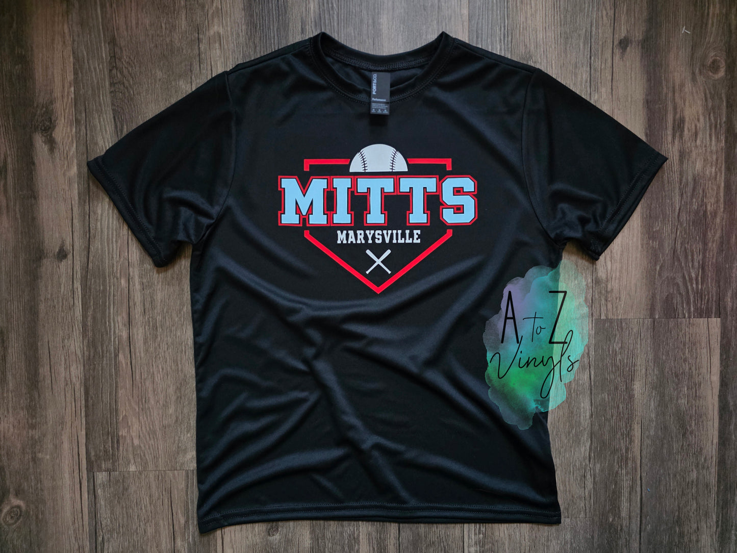 Black Performance- Mitts Marysville tee