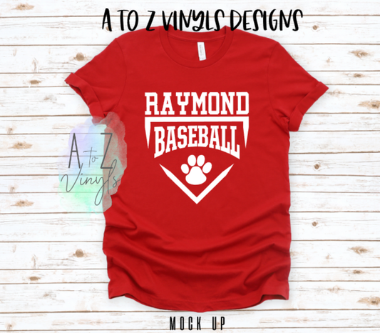 Adult Unisex Red- Raymond Baseball