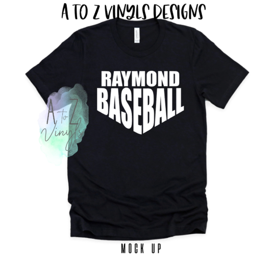 Adult Unisex Black- Raymond Baseball