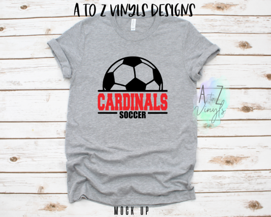 Adult Unisex Light grey - Cardinals Soccer