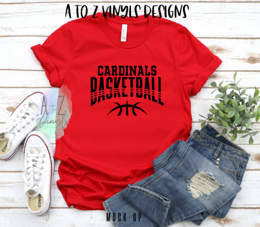 Adult Unisex Red- Cardinals Basketball