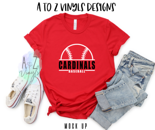 Adult Unisex red- Cardinals Baseball