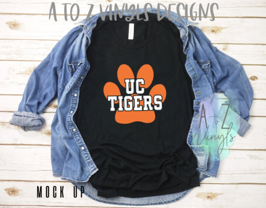 Adult Unisex  - UC Tigers Bold Paw