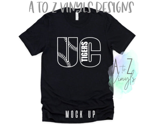 Adult Unisex  - UC Tigers outline