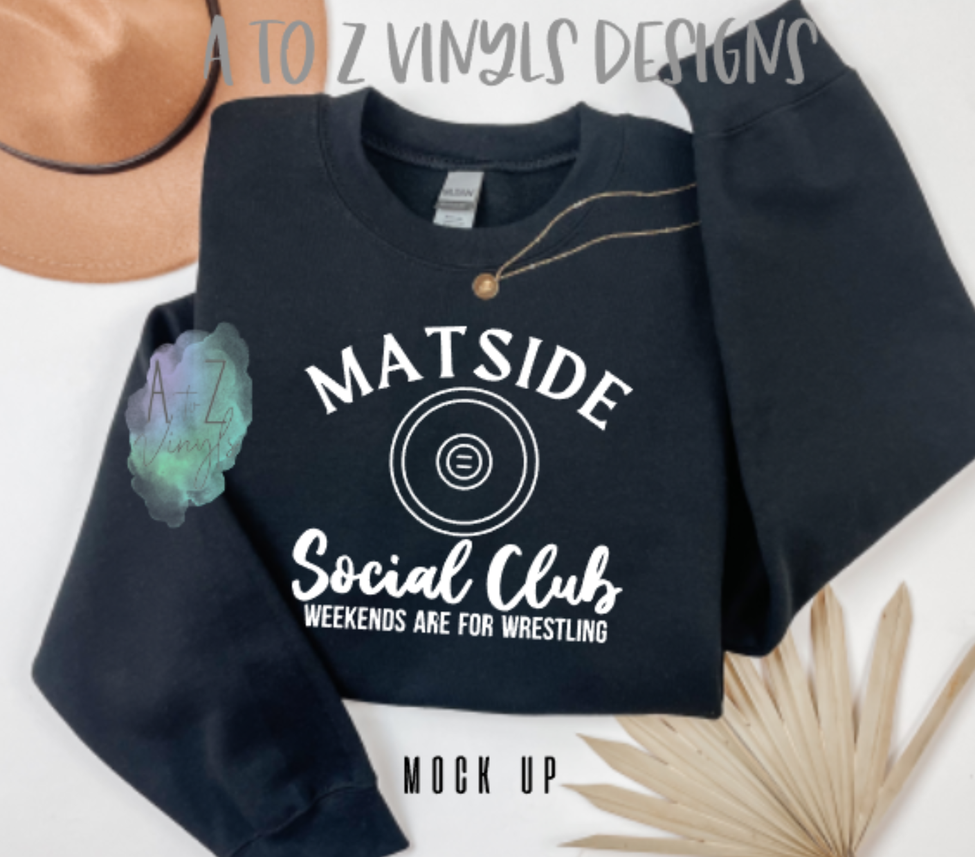 Adult Black Sweatshirt- Matside social club