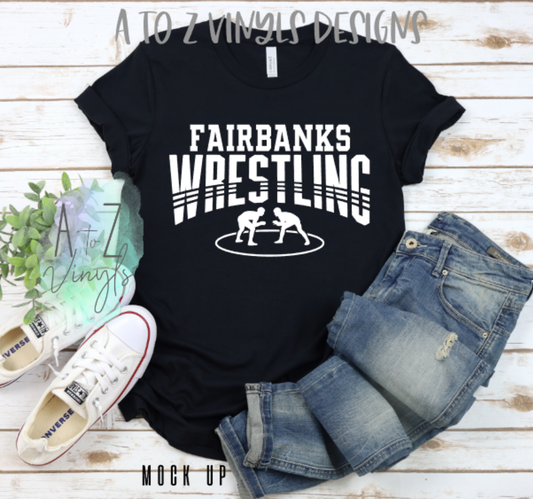 Adult Unisex Black- Faribanks Wrestling