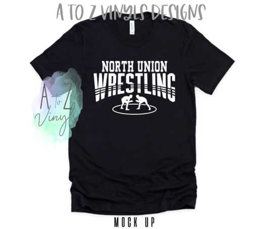 Adult Unisex Black- North Union Wrestling