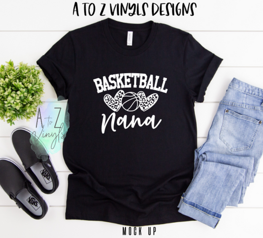 Adult Unisex Black- Basketball Nana