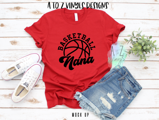 Adult Unisex Red- Basketball Nana