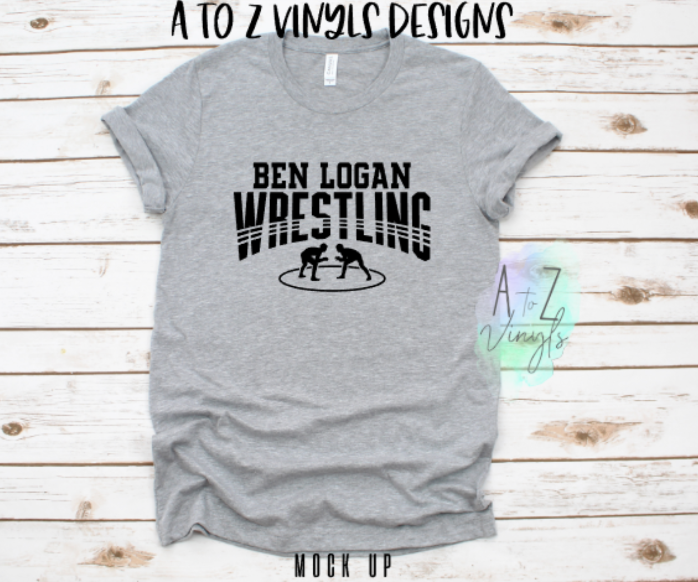 Adult Unisex Light grey- Ben Logan Wrestling