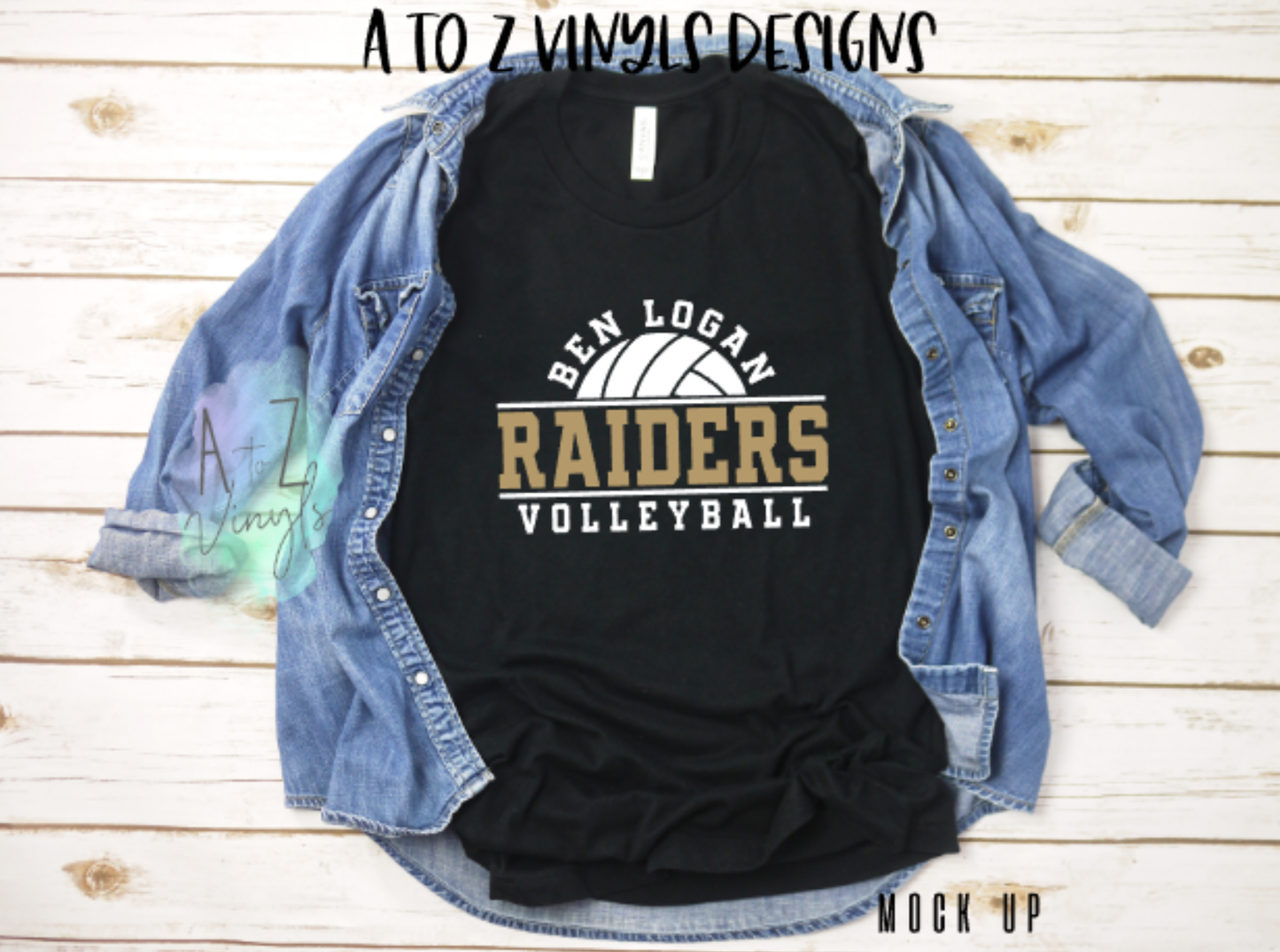 Adult Unisex Black- Ben Logan Raiders Volleyball