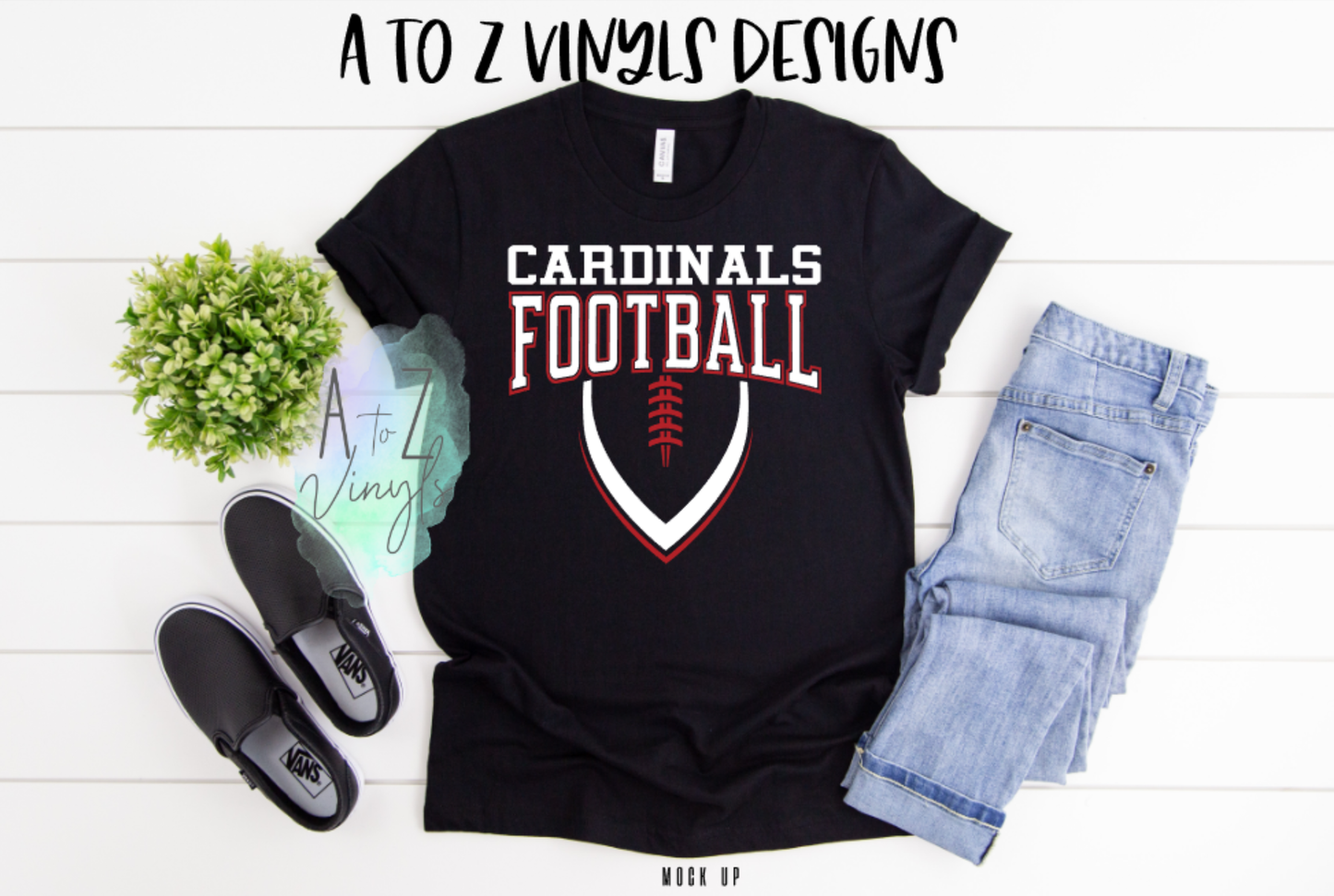 Adult Unisex Black- Cardinals Football