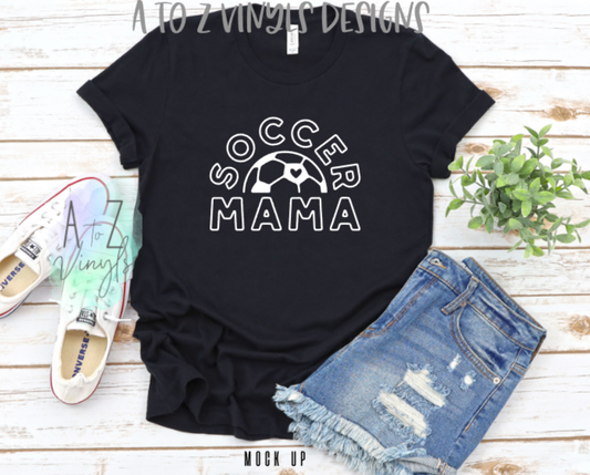 Adult Unisex Black- Soccer Mama