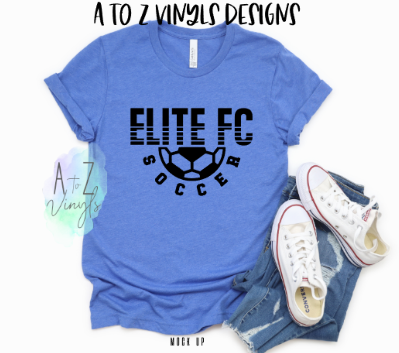 Adult Unisex Heather royal - Elite FC Soccer