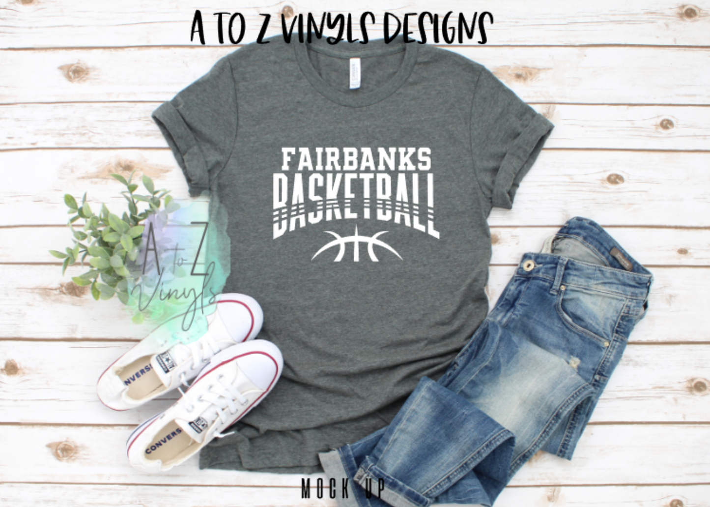 Adult Unisex Grey - Fairbanks Basketball