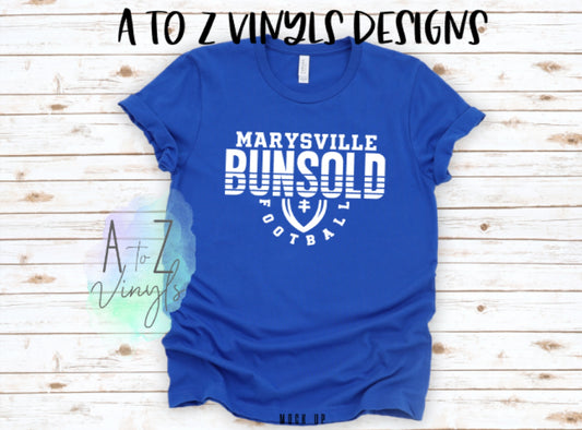 Adult Unisex- Marysville Bunsold Football