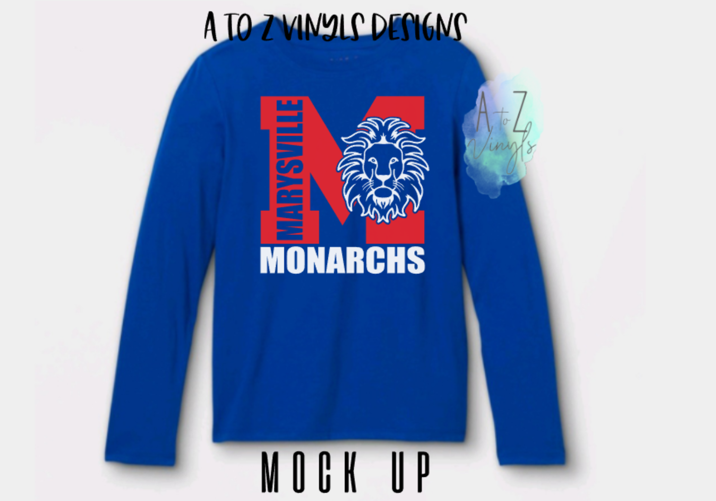 Youth Royal Marysville Monarchs Long Sleeve