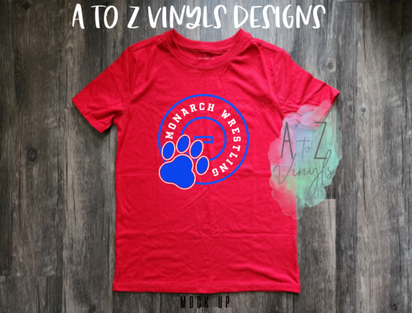 Youth red - Monarch Wrestling paw