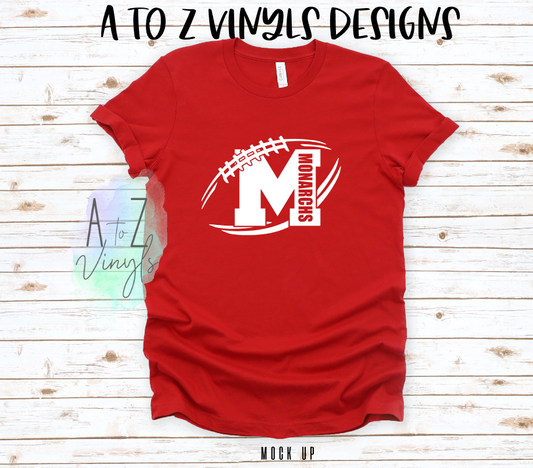 Adult Unisex red - Monarchs M football