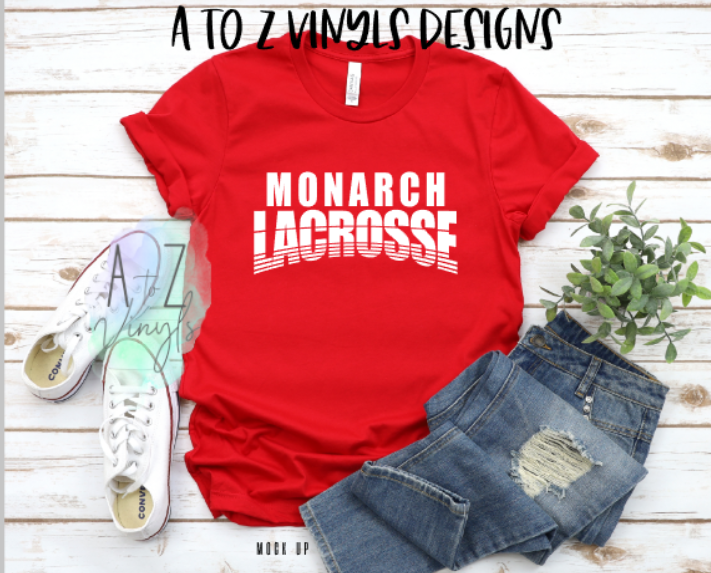 Adult Unisex Red- Monarch Lacrosse