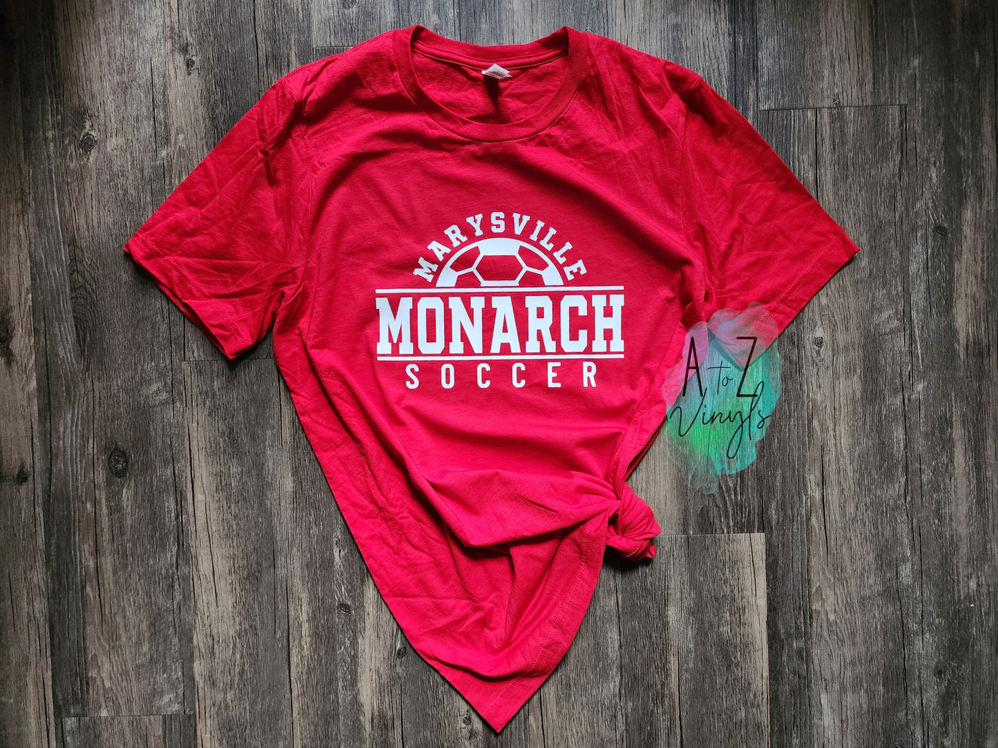 Adult Unisex red- Marysville Monarch Soccer