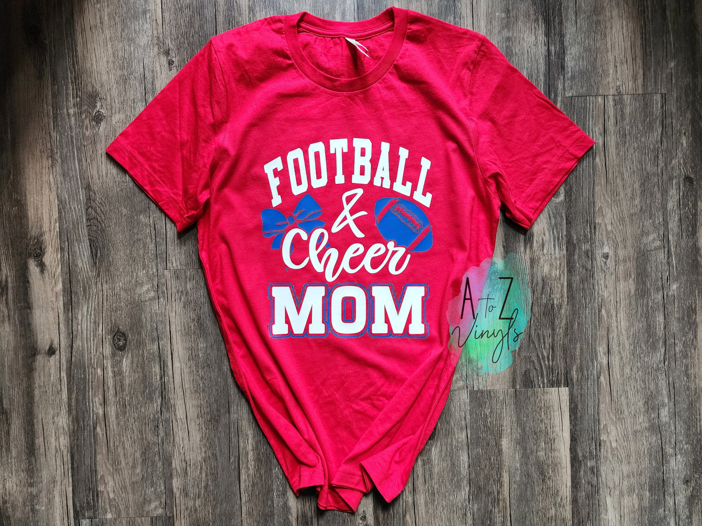 Adult Unisex Red- Football & Cheer Mom