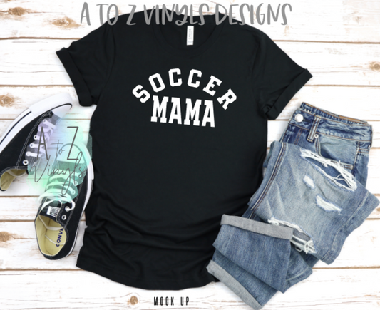 Adult Unisex Black- Soccer Mama