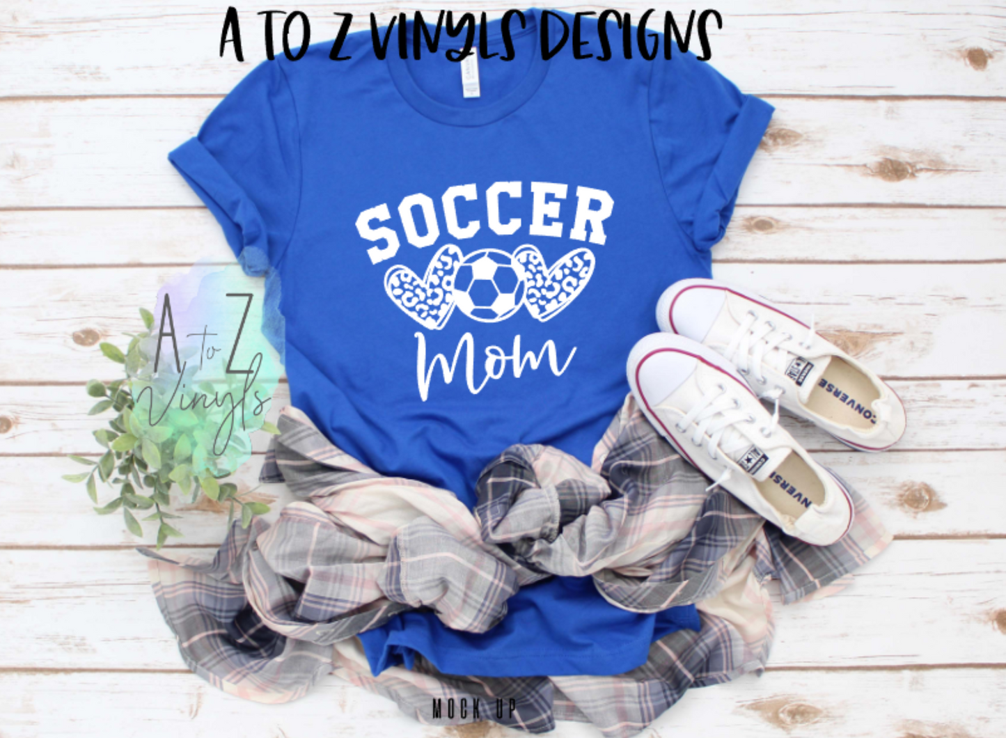 Adult Unisex Royal- Soccer mom