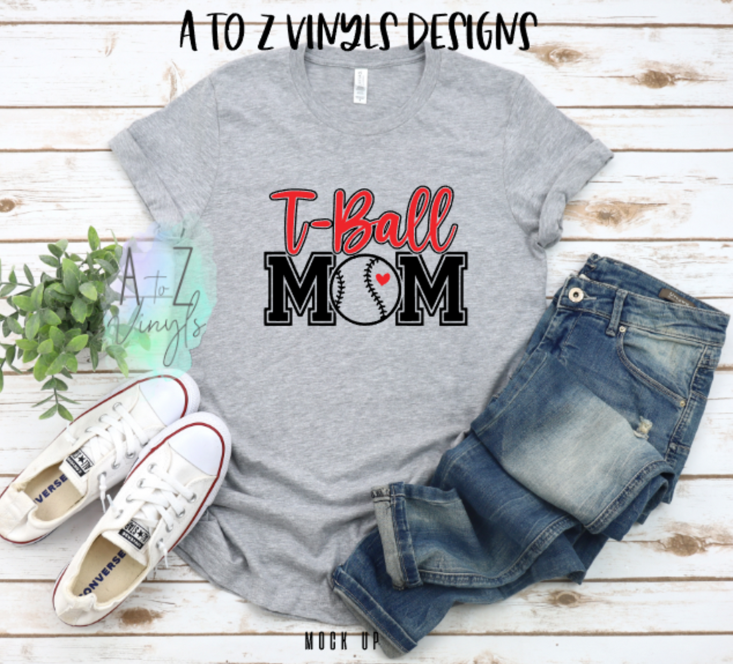 Adult Unisex Light grey- Tball Mom