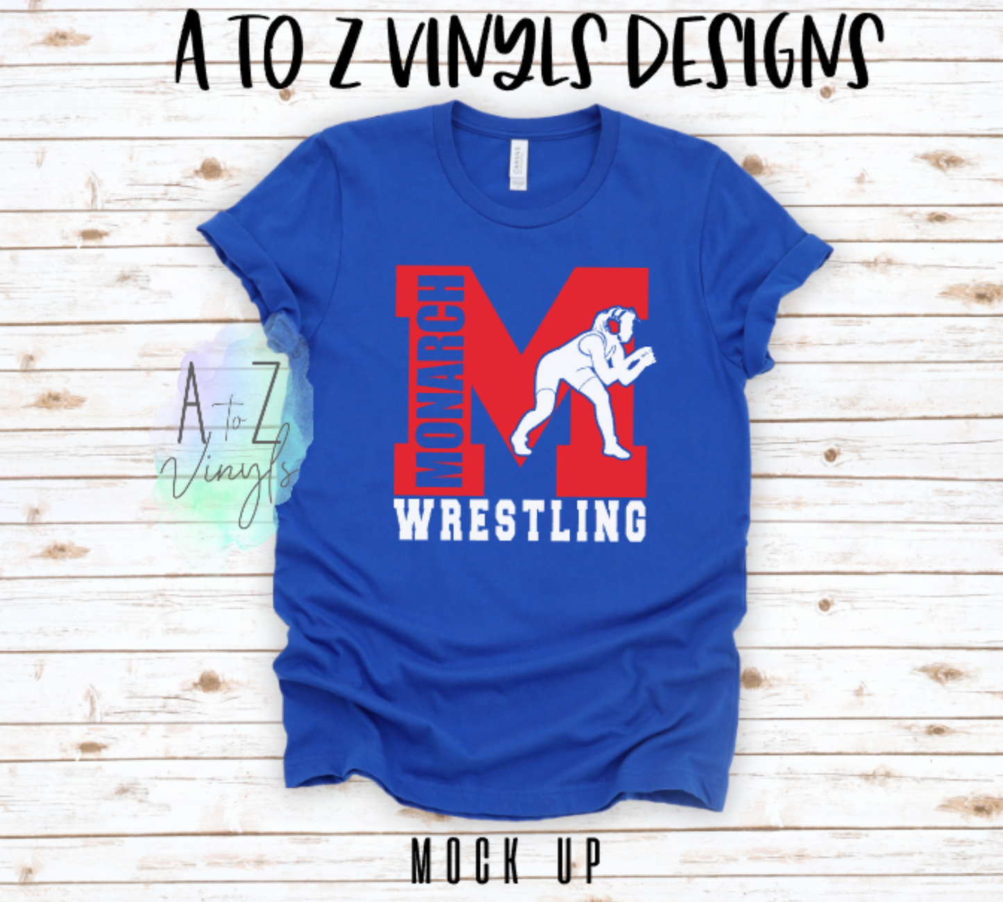 Adult Unisex Royal blue- Girls Monarch Wrestling