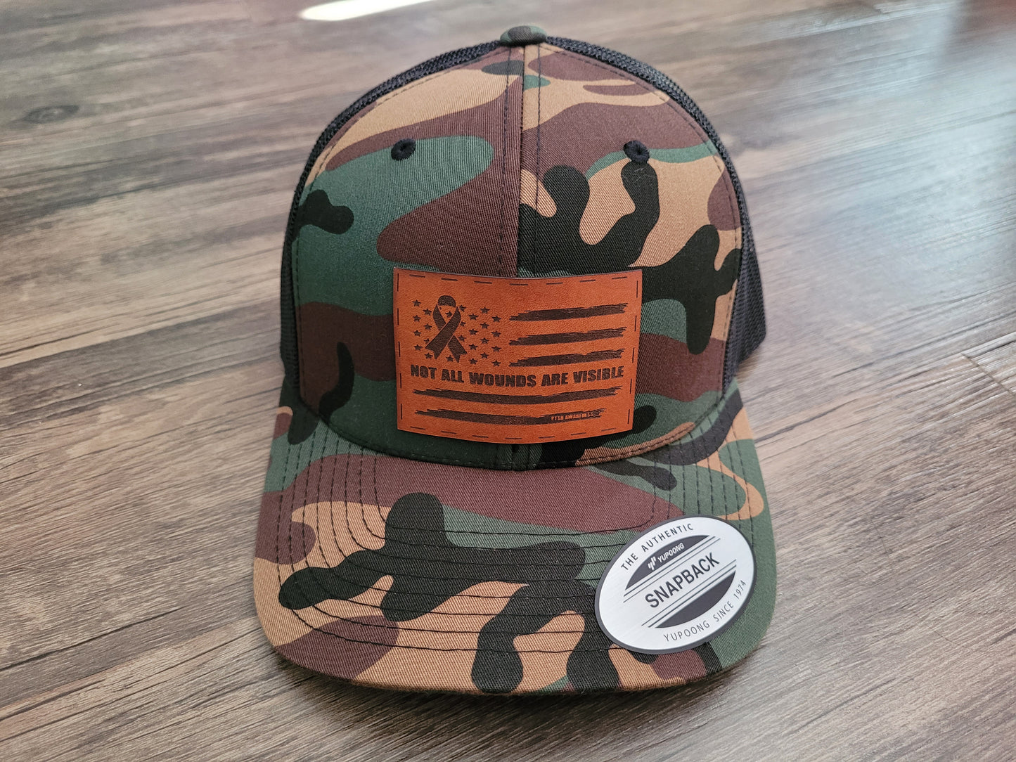 Not all wounds are visible - Camo Snapback