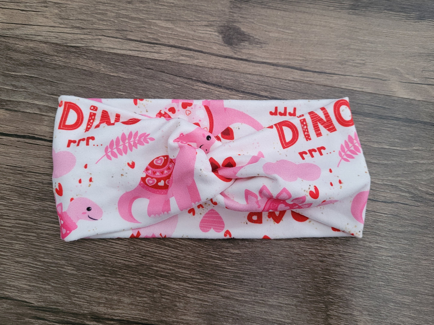 Baby topknot headband- Dinos