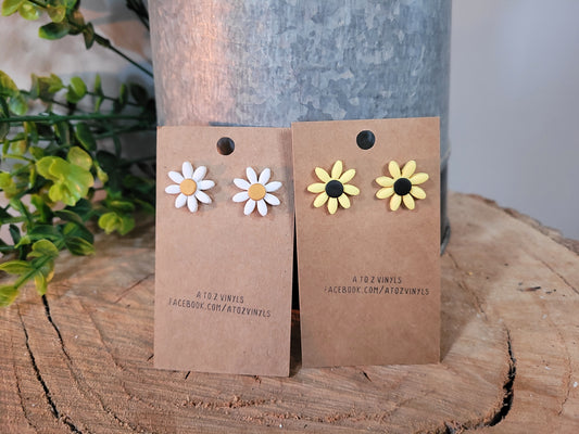 Stud Earrings - Floral