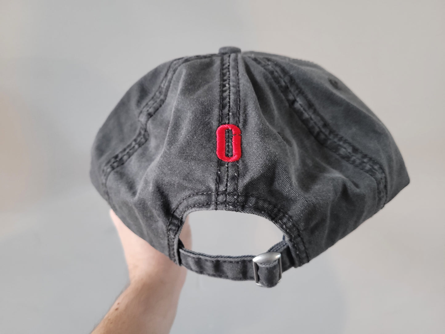 Hat Grey- Ohio embroidered cap