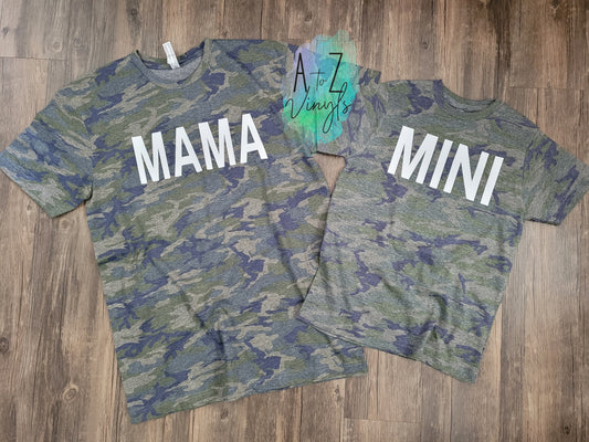 Camo Mama & Mini Tees