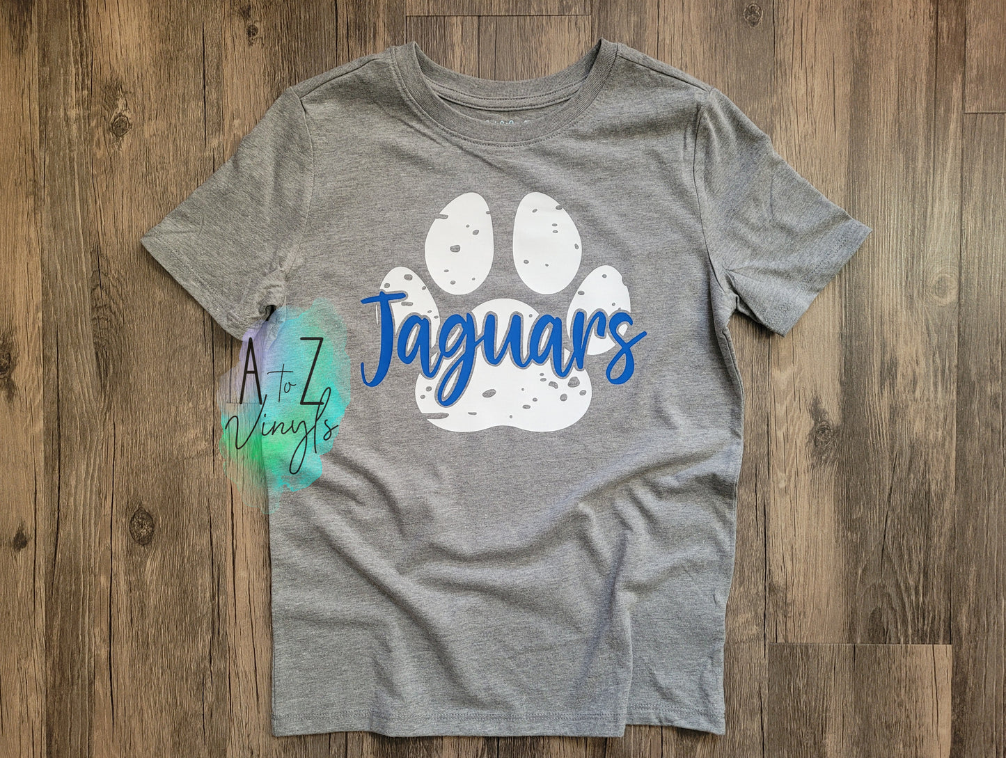 Youth Grey tee- Jaguars paw