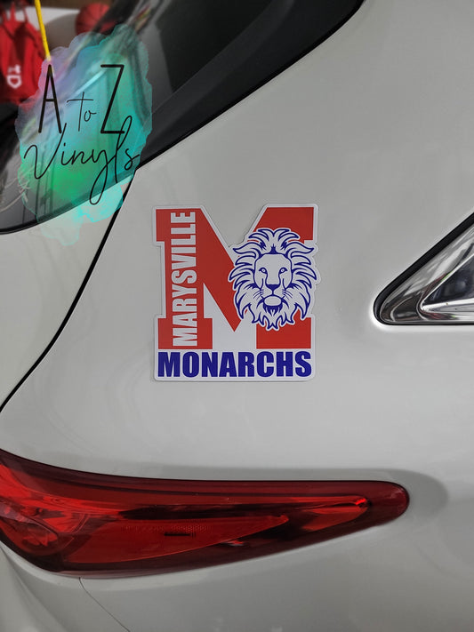 Car Magnet- Marysville Monarchs