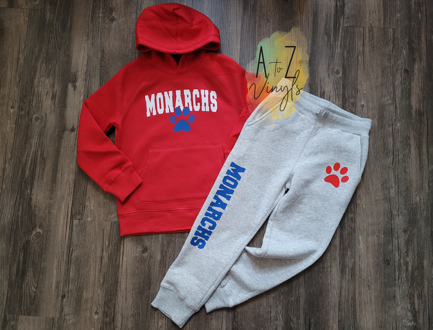 Youth Red Monarchs Hoodie