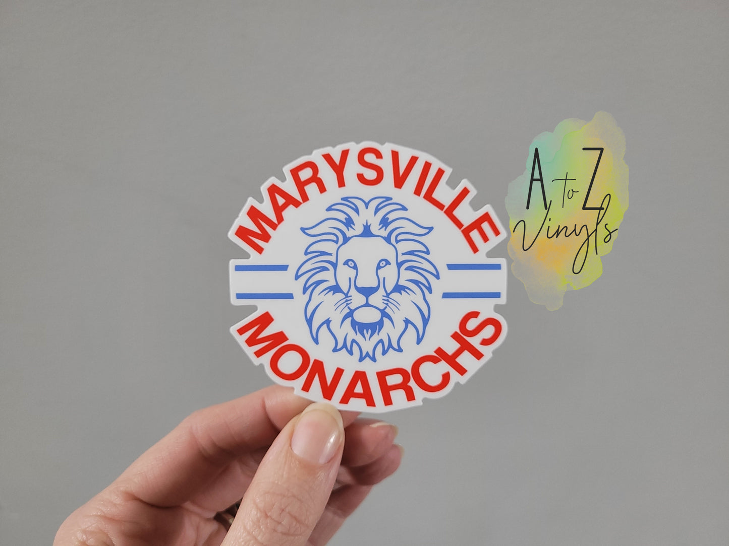 Marysville Monarchs Sticker Design 2