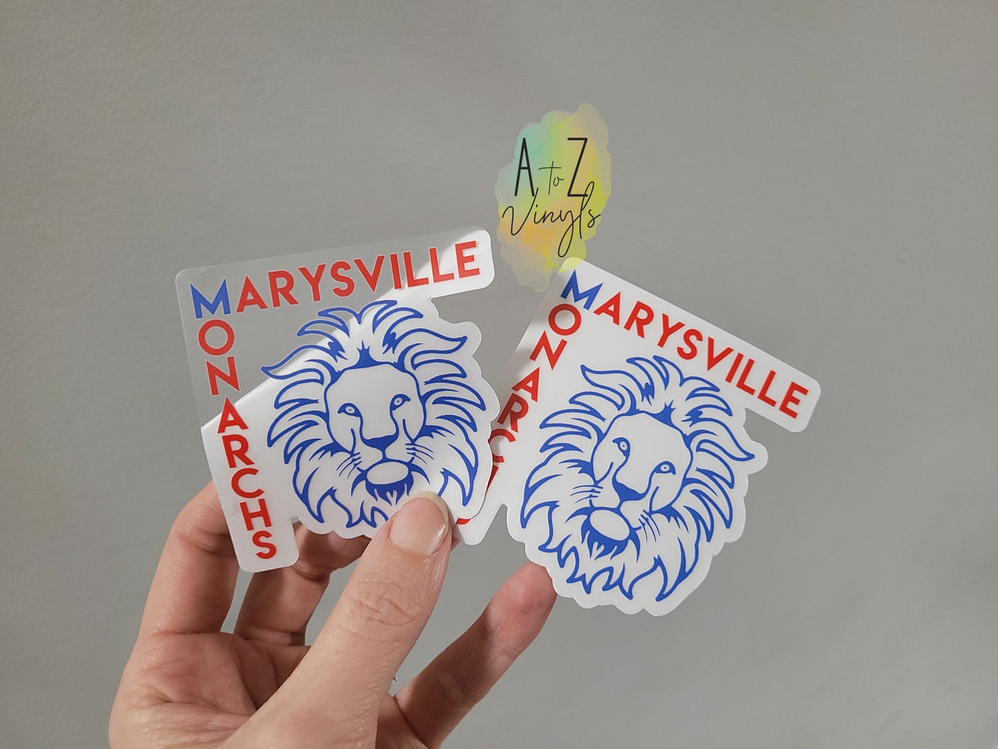 Marysville Monarchs Sticker Design 1