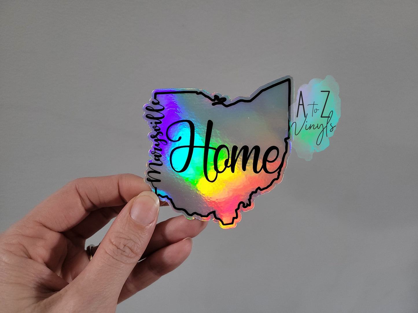 Marysville Home 3in Holographic Sticker