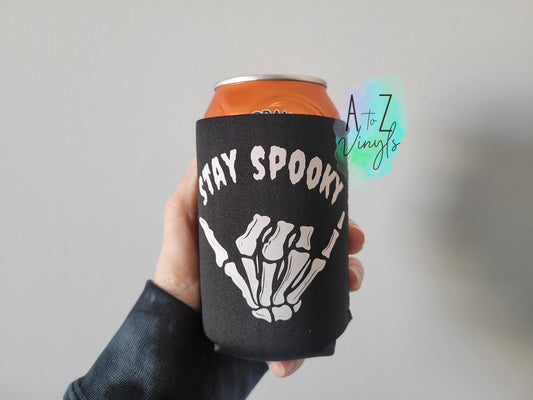 Beverage Can Cooler- Stay Spooky