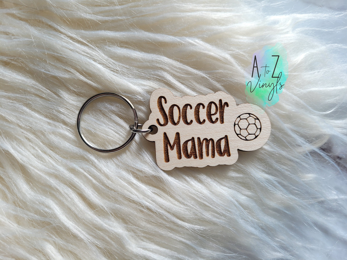 Keychain- Soccer mama