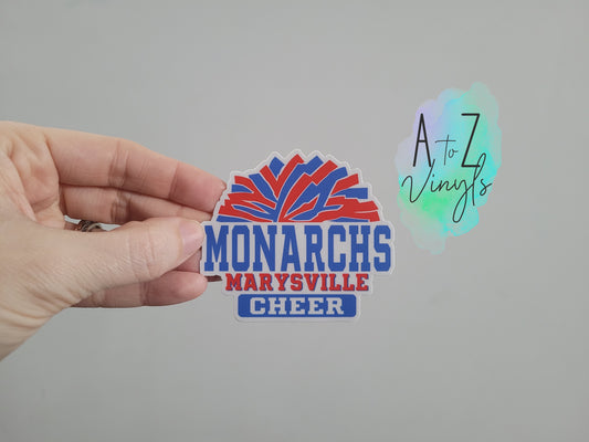 Marysville Monarchs Sticker - Cheer