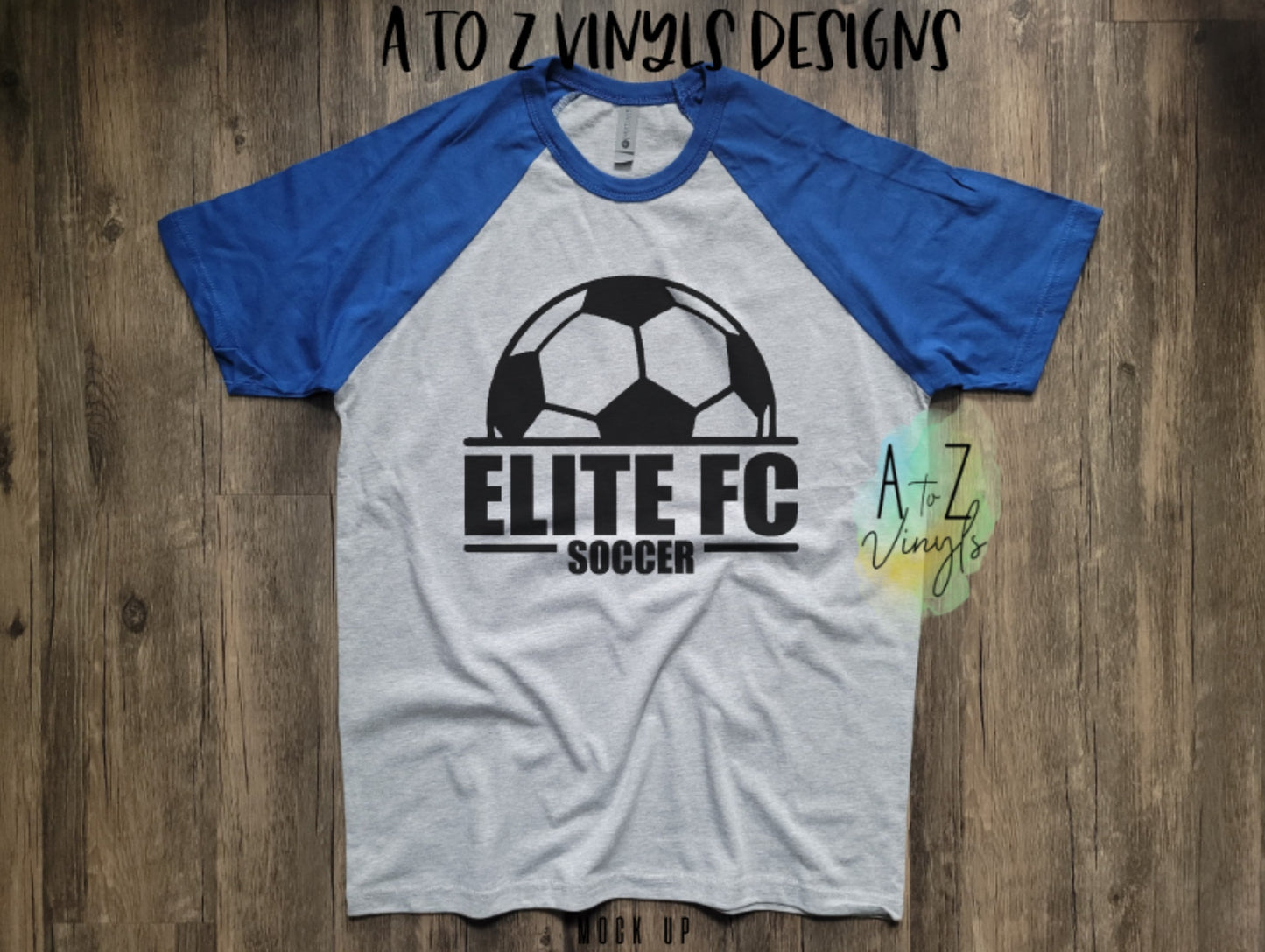 Adult Unisex Raglan tee- Elite FC Soccer