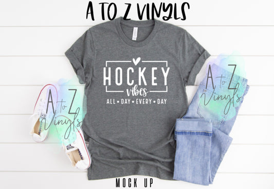 Adult unisex Grey- Hockey Vibes