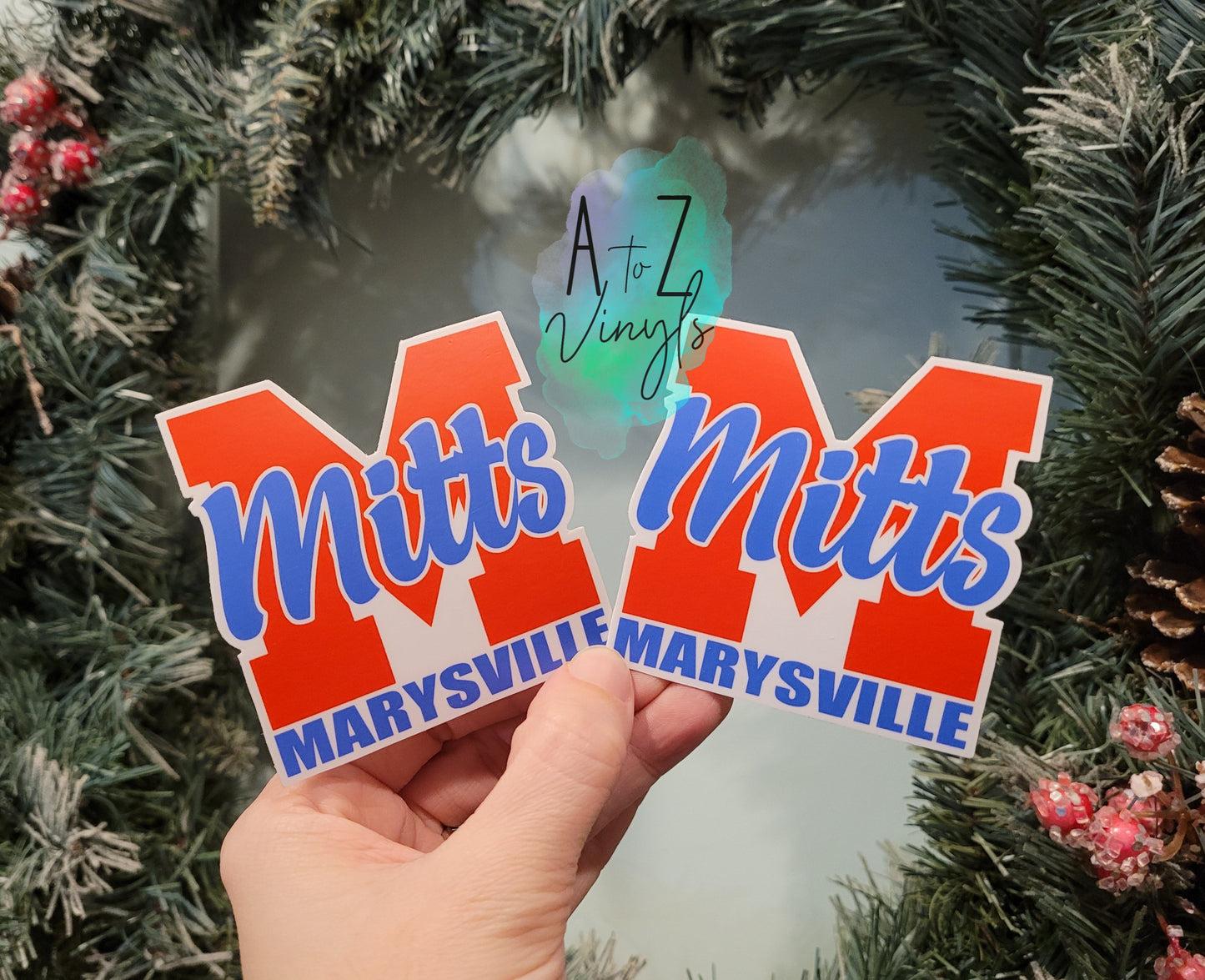 Marysville Mitts Baseball Sticker