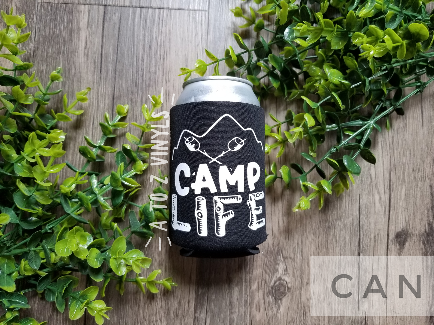 Beverage Can Cooler- Camp Life